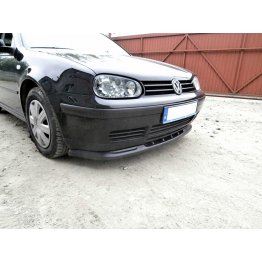 Накладка сплиттер на передний бампер на Volkswagen Golf IV